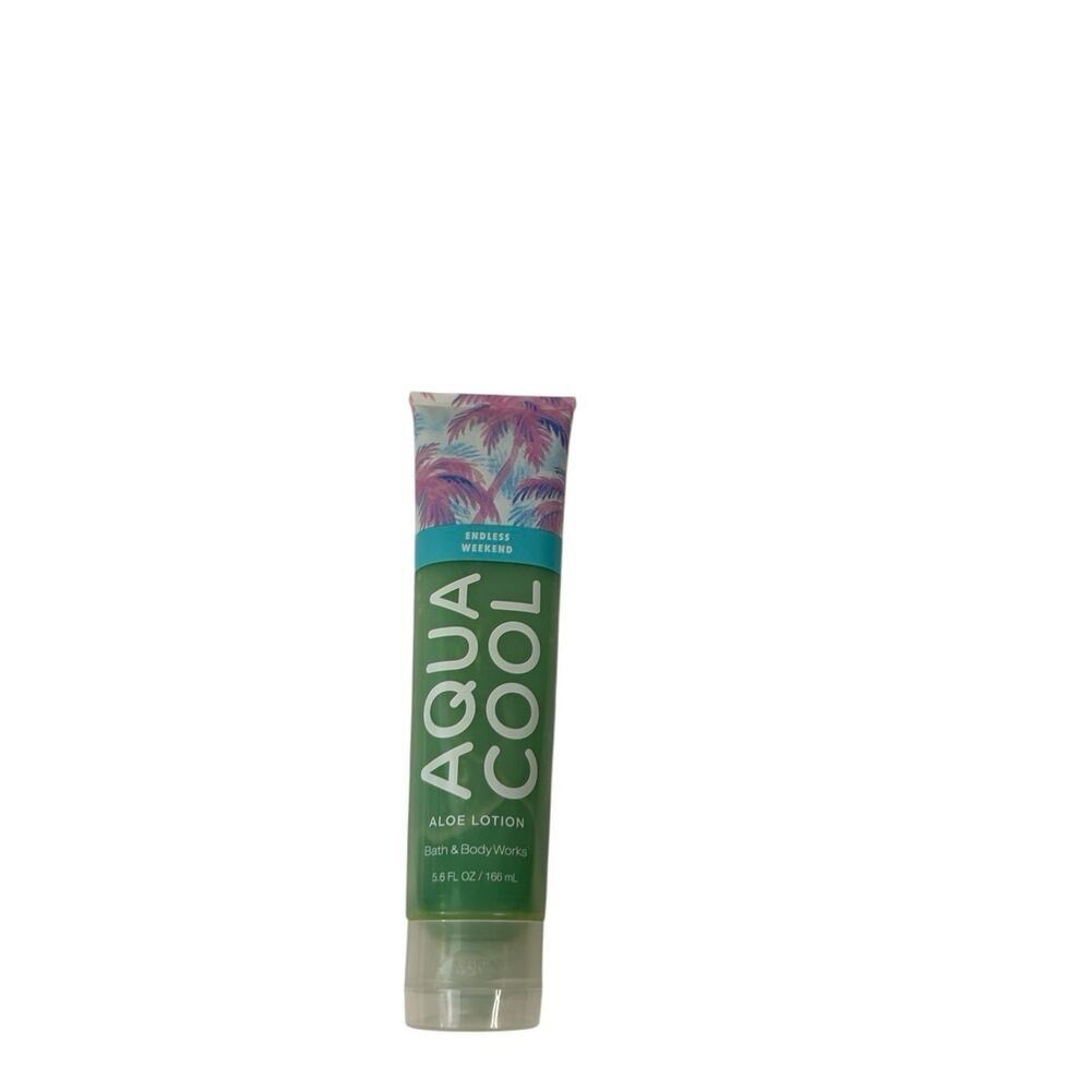Bath‎ body Works Endless Aqua Cool aloe lotion bottle 5.6 oz